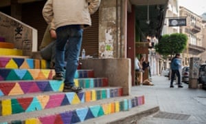 'That small corner shop with the sleeping dog outside' in Beirut.