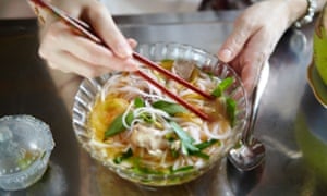 Pho, a fragrant noodle dish, which originated in Hanoi.