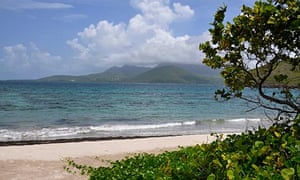 Turtle Bay on the Atlantic Ocean Coast on the island of St Kitts