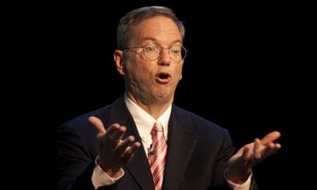 eric schmidt, ceo and chair, google.photograph: graham turner.