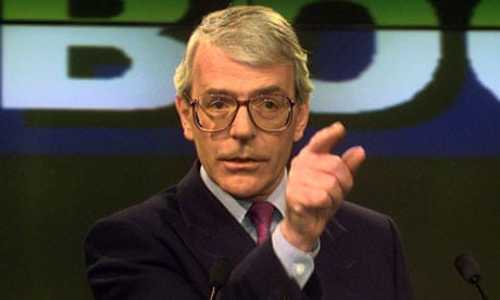 john major, former british pm, 1997