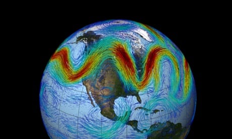 is global warming causing extreme weather via jet stream waves?