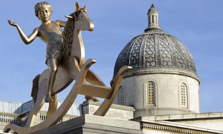 the 4.1m sculpture on trafalgar squares fourth plinth.