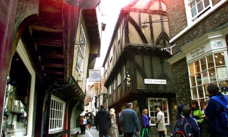 The Shambles, York, one of Britain's most historic streets