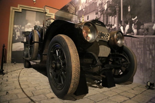 Franz Ferdinand's car in Vienna's Military Museum.
