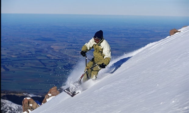 Snowscoot at Mount Hutt New Zealand