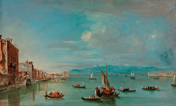 Venice: the Fondamenta Nuovo with the Lagoon and the Island of San Michele, by Francesco Guardi