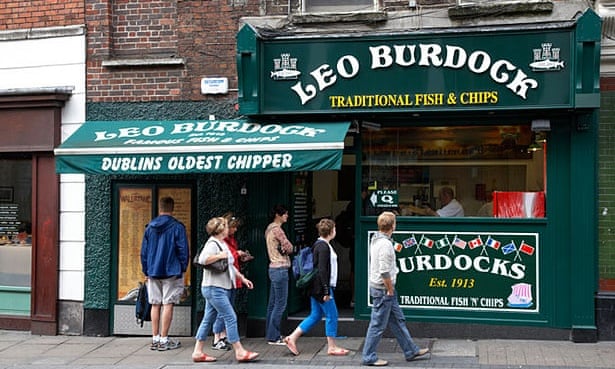 Leo Burdock’s chip shop.