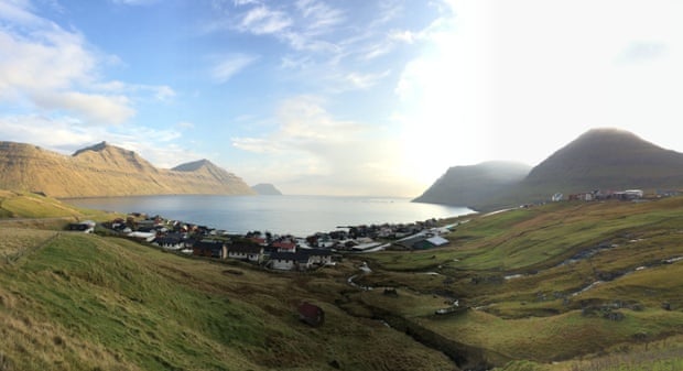 Sydrugota village (in daylight), Faroe Islands