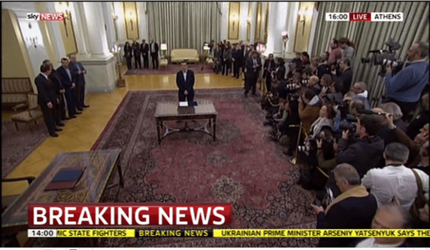 Alexis Tsipras sworn in