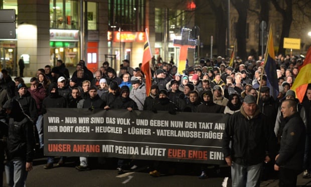 Pegida demonstration in Dresden