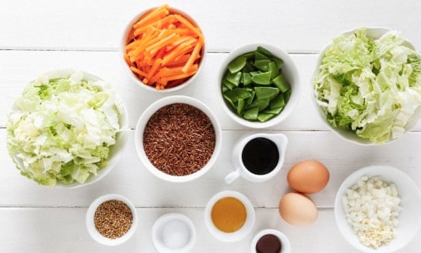 Paleo Diets21 Jun 2014 --- Ingredients for a wok dish with red rice