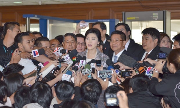 The junta has detained hundreds of people accused of supporting deposed prime minister Yingluck Shinawatra, pictured.