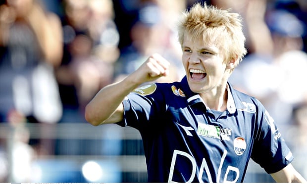 Martin Odegaard is expected to move from Stromsgodset in Norway to Real Madrid.