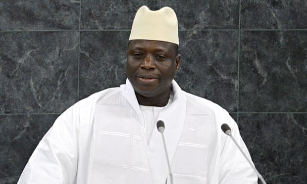 Gambian president Yahya Jammeh