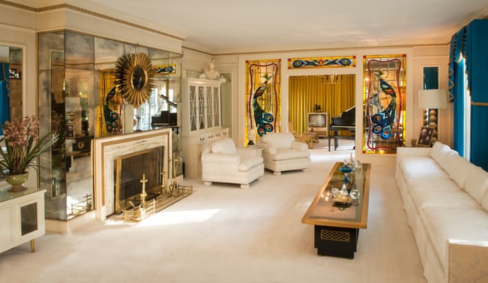 The living room in Graceland