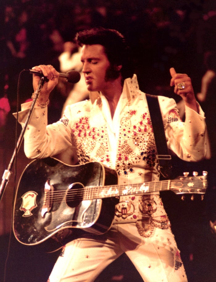Elvis in his Aloha jumpsuit