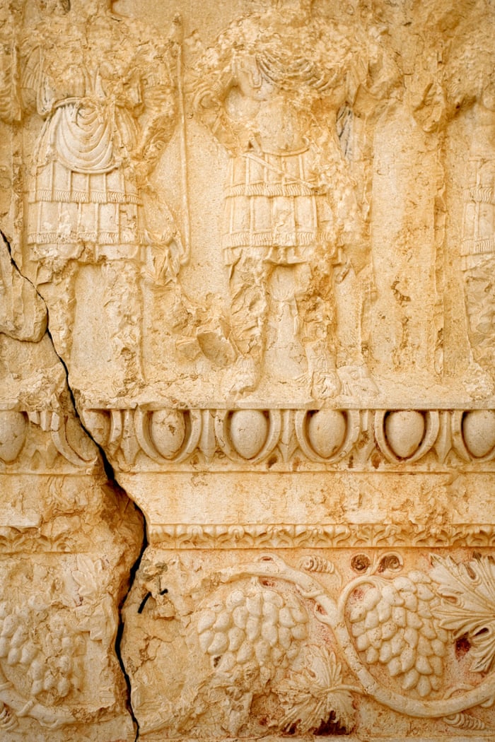 Stone carvings on the Temple of Ba’al